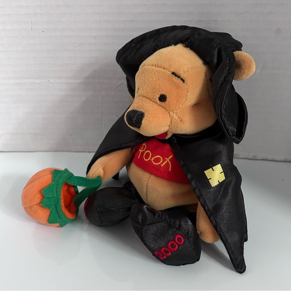 Disney Mini Bean Bag 2000 Witch Pooh 9” plush - Picture 2 of 12
